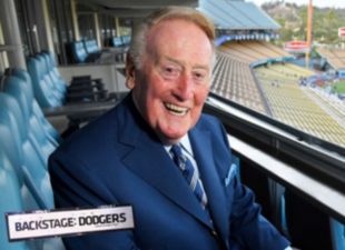 Backstage: Honoring Vin Scully